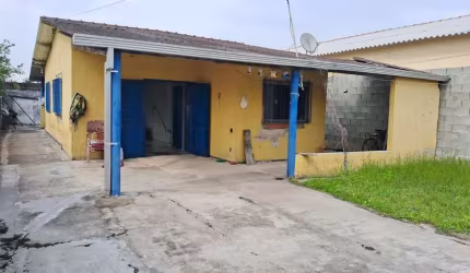 Casa para Venda em Itanhaém, Gaivota, 2 dormitórios, 1 banheiro, 4 vagas