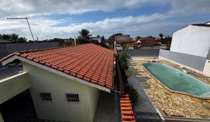 Casa para Venda em Itanhaém, Balneário Gaivota, 4 dormitórios, 1 suíte, 4 banheiros, 3 vagas
