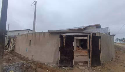Casa para Venda em Itanhaém, São Fernando, 3 dormitórios, 1 suíte, 1 banheiro, 2 vagas