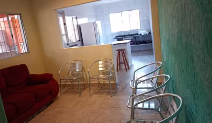 Casa para Venda em Itanhaém, Parque Vergara, 1 dormitório, 1 banheiro, 1 vaga