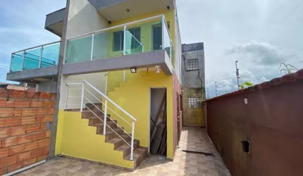Casa Sobreposta para Venda em Itanhaém, Jardim das Palmeiras, 2 dormitórios, 1 banheiro, 1 vaga