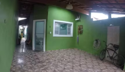 Casa para Venda em Itanhaém, Corumbá, 2 dormitórios, 1 banheiro, 2 vagas