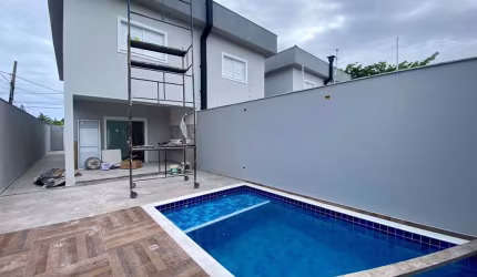 Casa para Venda em Itanhaém, Nova Itanhaém, 3 dormitórios, 1 suíte, 1 banheiro, 2 vagas