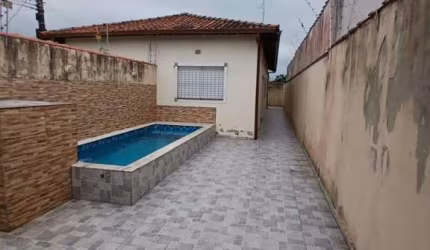 Casa para Venda em Itanhaém, Palmeiras, 2 dormitórios, 1 banheiro, 2 vagas