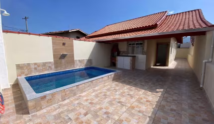 Casa para Venda em Itanhaém, Jardim Suarão, 2 dormitórios, 1 suíte, 1 banheiro, 2 vagas