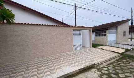 Casa para Venda em Itanhaém, Bopiranga, 2 dormitórios, 1 suíte, 1 banheiro, 1 vaga