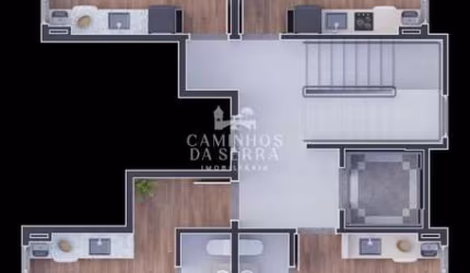 APARTAMENTO NA PLANTA LOFT, Pousada da Neve, Nova Petropolis - RS