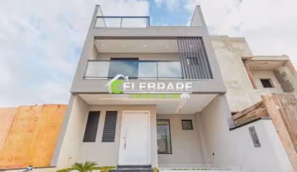 SOBRADO NOVO CAMPO DE SANTANA,03 QTOS,SUÍTE,CHURRASQ.,TERRENO