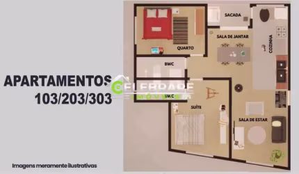 APTO NOVO CENTRO PINHAIS! 02 QTOS,SUÍTE,SACADA,GARAGEM,ELEVADOR