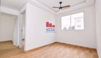 Apartamento novo, primeira locação, com 2 quartos e vaga de garagem no  Residencial Chácara das Parreiras II bairro Umbará