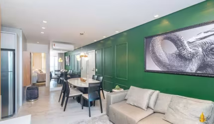 Apartamento a venda no Edifício Brava Arts mobiliado e decorado localizado na Praia Brava em Itajaí.