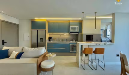 Apartamento com terraço a venda no Residencial Montefiore localizado no bairro Nações em Balneário Camboriú.