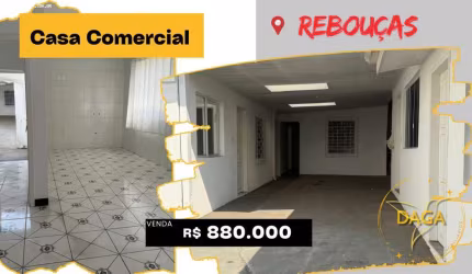 CASA COMECIAL À VENDA NO REBOUÇAS - BAIRRO NOBRE DE CURITIBA
