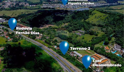 Terreno Em Atibaia/SP com 790m² no bairro do tanque, divisa com a Fernão Dias.