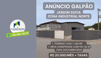 Galpão Industrial para Locação em Joinville - Zona Industrial Norte
