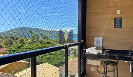 Apartamento Alto Padrão com vista para o mar na varanda - Praia da Enseada, Ubatuba/SP