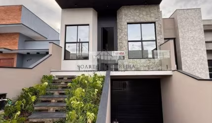 Casa de luxo à venda em condomínio exclusivo em Indaiatuba-SP: 4 quartos, 2 suítes, 2 salas, 2 vagas de garagem, 189m².