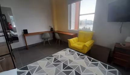 Alugar apartamento 1 dormitório com vista para o mar em são vicente