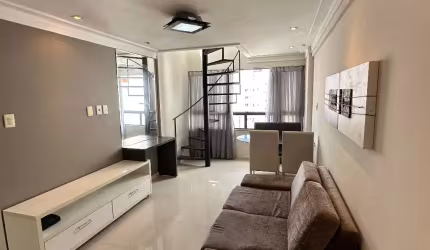 COBERTURA DUPLEX 2 QUARTOS SENDO 1 SUITE