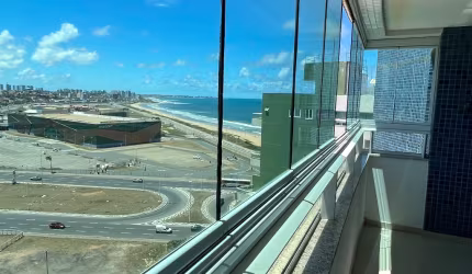 Lindo apartamento 2 suítes vista mar
