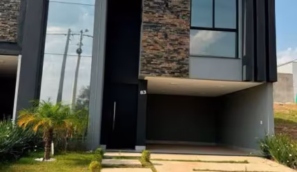 Imperdível casa para venda ou locação em Indaiatuba-SP, no Park Gran Reserve: 3 quartos, 1 suíte, 3 banheiros, 2 vagas de garagem e 173,84 m² de área.