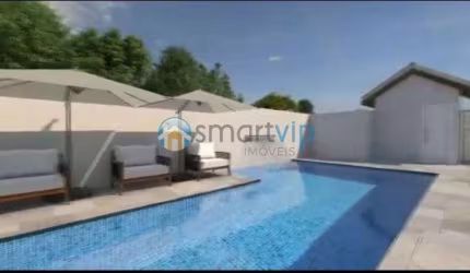 Praia Santiago - Casa de Condomínio - 2 Suítes - Churrasqueira - Piscina