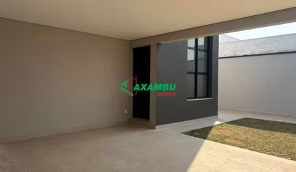 Imperdível-Casa à venda nova em Itupeva-SP, bairro Lagoa: 3 suítes, 2 closet, sala, 3 banheiros, lavabo, 2 vagas de garagem, 140m².