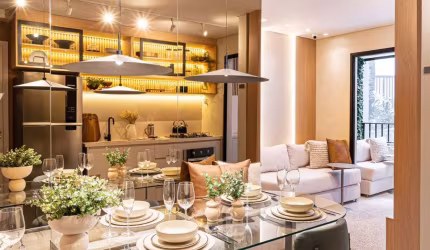 Apartamento 2 dormitórios com varanda ampliada e vaga na Naçoes Unidas.