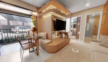 Apartamento 02 dormitórios e varanda na LAPA