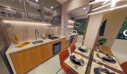apartamento 02 dormitórios e vaga