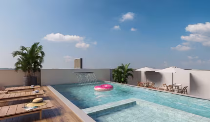 APARTAMENTOS  50 m²  - 02 DORMITÓRIOS -VARANDA -COBERTURA - VAGAS