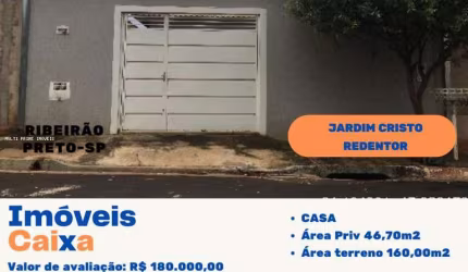 Casa para Venda em Ribeirão Preto, Jardim Cristo Redentor
