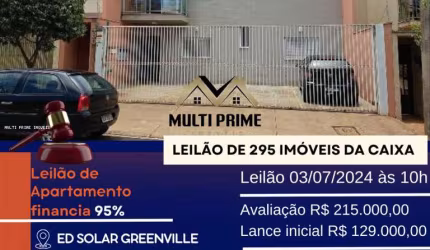 Apartamento para Venda em Ribeirão Preto, Residencial Greenville, 2 dormitórios, 2 banheiros, 1 vaga