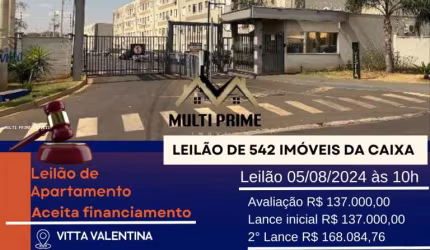 Apartamento para Venda em Ribeirão Preto, Valentina Figueiredo, 2 dormitórios, 1 banheiro, 1 vaga