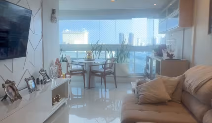 ALUGUEL - 3 Quartos em Alphaville - Mobiliado - Andar Alto - Vista Mar