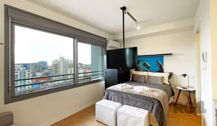 Loft 1 dorm, mobiliado à venda Avenida João Pessoa, Centro Histórico - Porto Ale