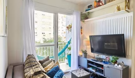 Apartamento de 2 quartos, com suíte, churrasqueira, vaga escruturada, infra comp