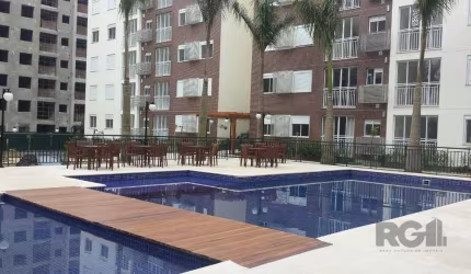 Apartamento de 2 dormitórios, 1 suíte, 1 vaga escriturada no condomínio Barra Ga