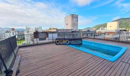Apartamento à venda a 550m da praia da Enseada, 140 m² por R$ 350.000 - Loteamento João Batista Julião - Guarujá/SP