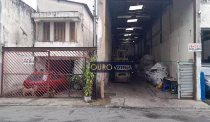 Terreno a venda com 1 casa + 1 galpão com 392m² a 950m da Estação CPTM Juventus Mooca.