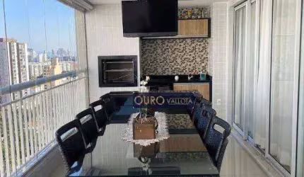 Apartamento mobiliado com 112m², 3 dormitórios e 2 vagas para venda na Mooca