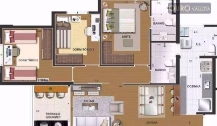 Apartamento com 3 dormitórios à venda, 77 m² por R$ 772.000,00 - Alto da Mooca - São Paulo/SP