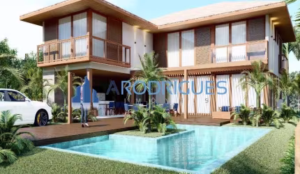 Lindíssima Casa de LUXO localizada em Praia do Forte no Condomínio PRAIA BELLA, um dos melhores da região!