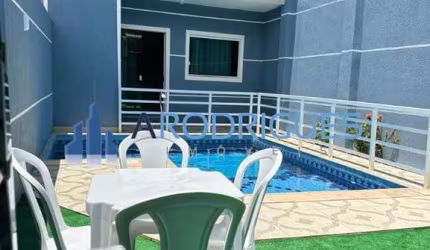 Casa em Condomínio para Locação em Arembepe (Abrantes), Camaçari-BA: 3 Quartos, 1 Suíte, 1 Sala, 2 Banheiros, 2 Vagas, 200m²!