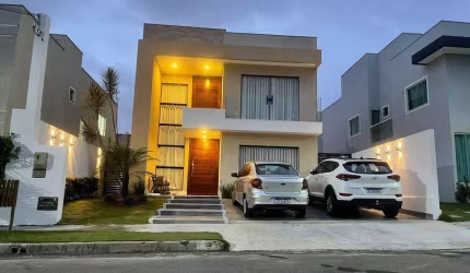 Casa em Condomínio para Venda em Camaçari, Vila De Abrantes (abrantes), 4 dormitórios, 4 suítes, 5 banheiros, 2 vagas