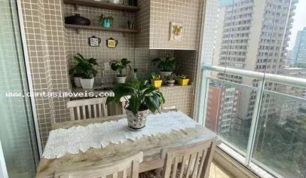 Apartamento para Venda em Santos, José Menino, 3 dormitórios, 1 suíte, 3 banheiros, 2 vagas