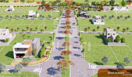 Terreno em condomínio fechado à venda no Novo Mundo, Uberlândia  por R$ 320.000