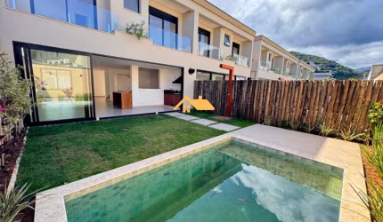 Casa de luxo em condomínio: 4 quartos, 4 suítes, 2 salas e 2 vagas em Juquehy, São Sebastião-SP