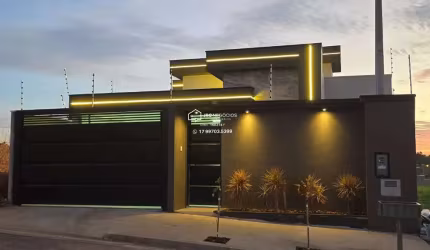 Casa para Venda em São José do Rio Preto, Setsul II, 3 dormitórios, 3 suítes, 4 banheiros, 2 vagas