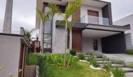 Casa no Condomínio Granja Anita sobrado para venda tem 228 m² com 4 suítes Piscina e Churrasqueira